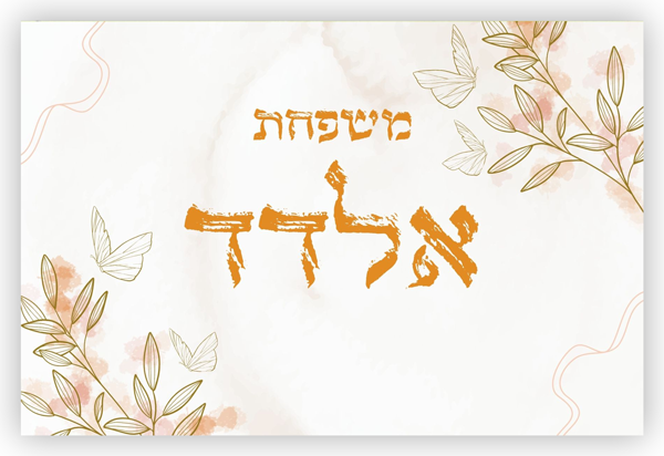שלט מגנט לדלת דגם אלדד